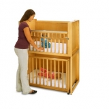 Bunkie 2-Section Stackable Crib