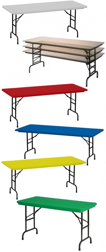 Correll Adjustable Folding Tables