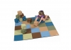 Cozy Woodland Toddler Baby Blocks and Patchwork Crawly Mat