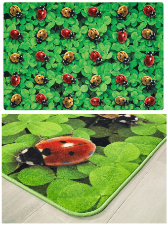 Pixel Perfect Collection: Real Ladybug Seating Rug