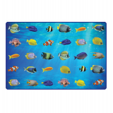 Pixel Perfect Collection: Friendly Fish Seating Rug