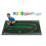KID$ Value Line: Super Speedway Racetrack Rug