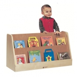 Toddler Book Display - Solid Maple